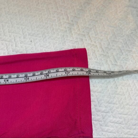 Pure Essence💜Fuchsia Tunic Criss-Cross Neckline size XS - Picture 7 of 9